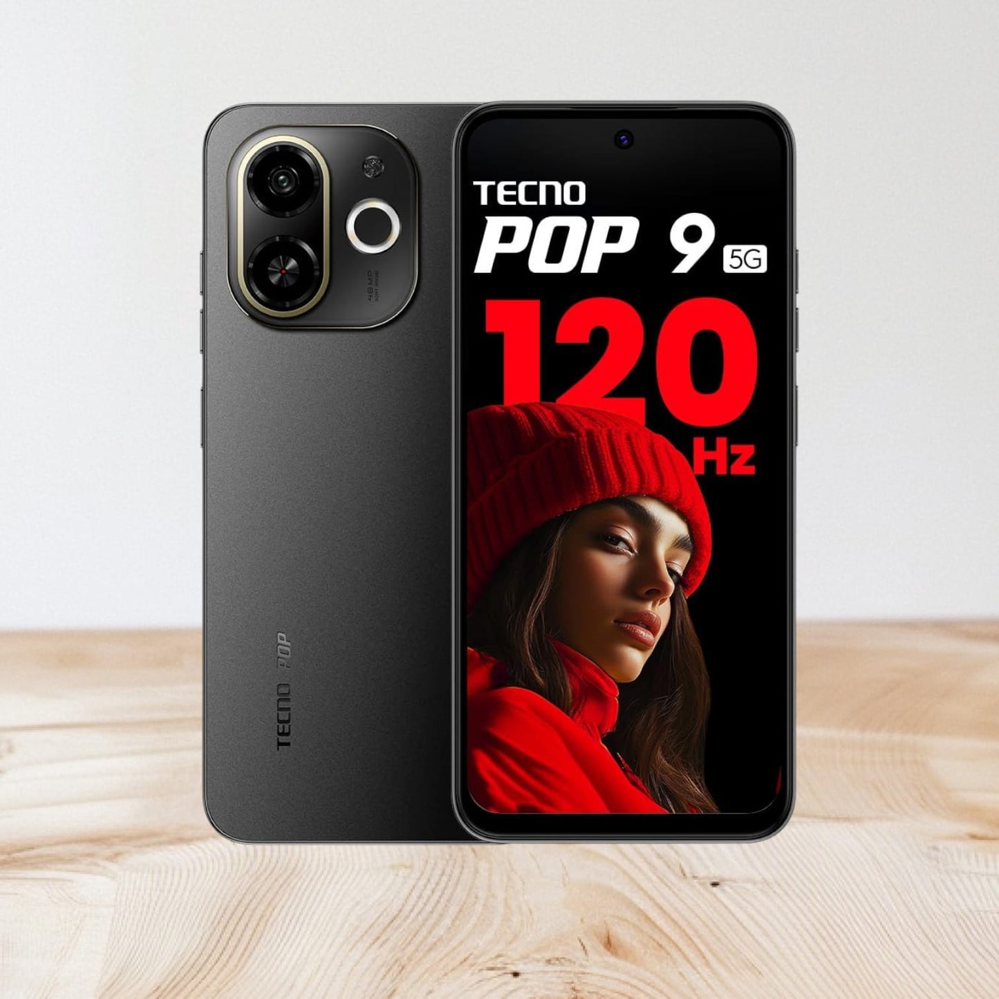 Tecno Pop 9 5G (Midnight Shadow, 128 GB) (4 GB RAM)