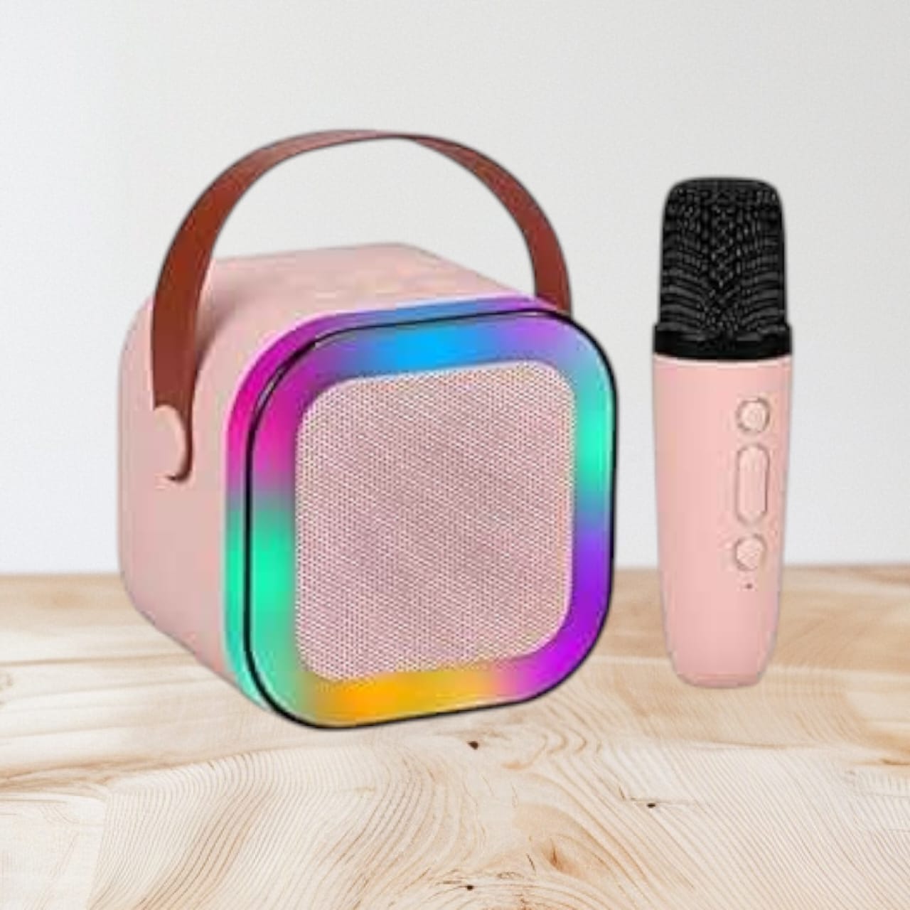 K12 LED Colour Changing KARAOKE MIKE 48 W Bluetooth Party Speaker 16 W Bluetooth Speaker  (Black, 4.1 Channel)