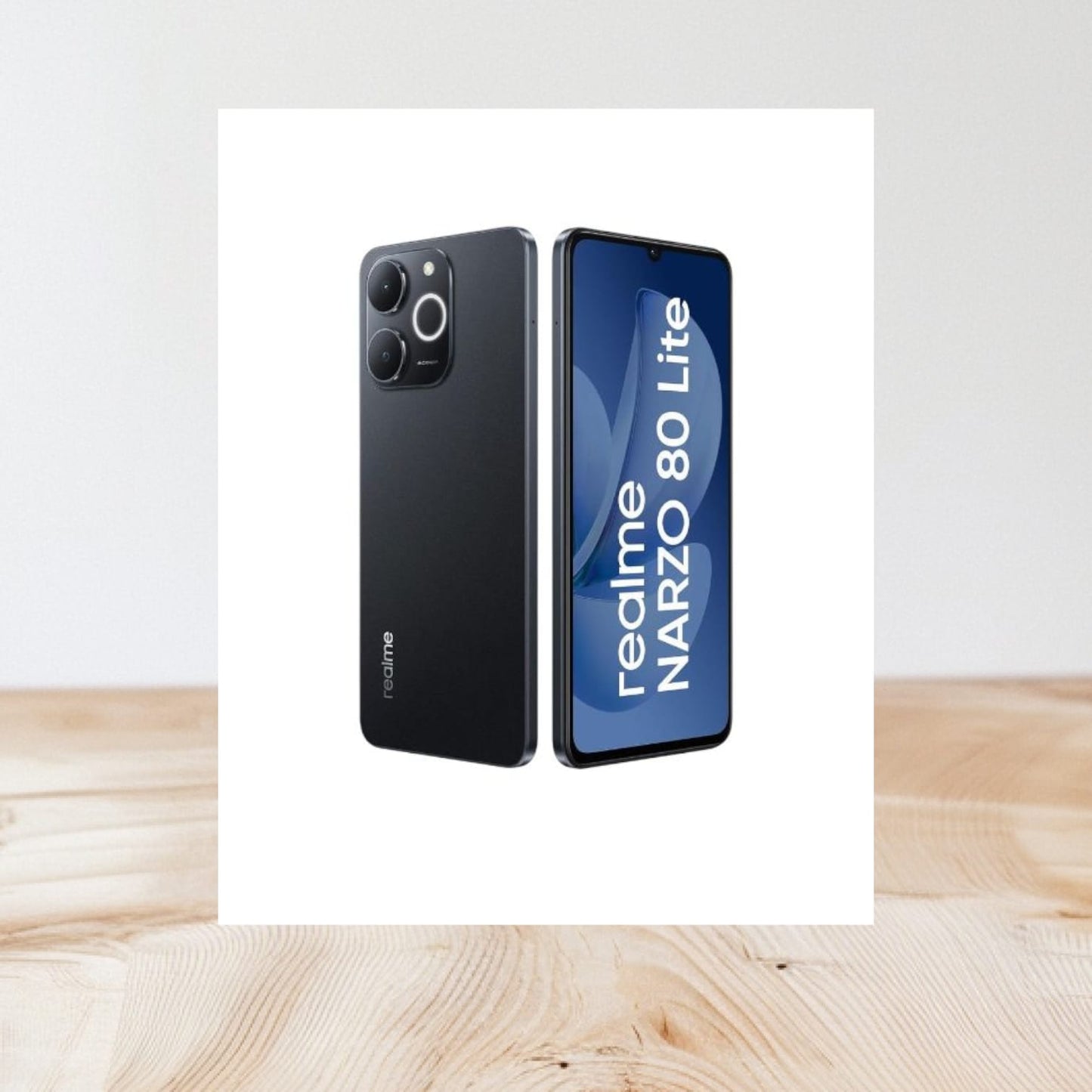 realme Narzo 80 Lite 4G (Obsidian Black, 128 GB)  (6 GB RAM)