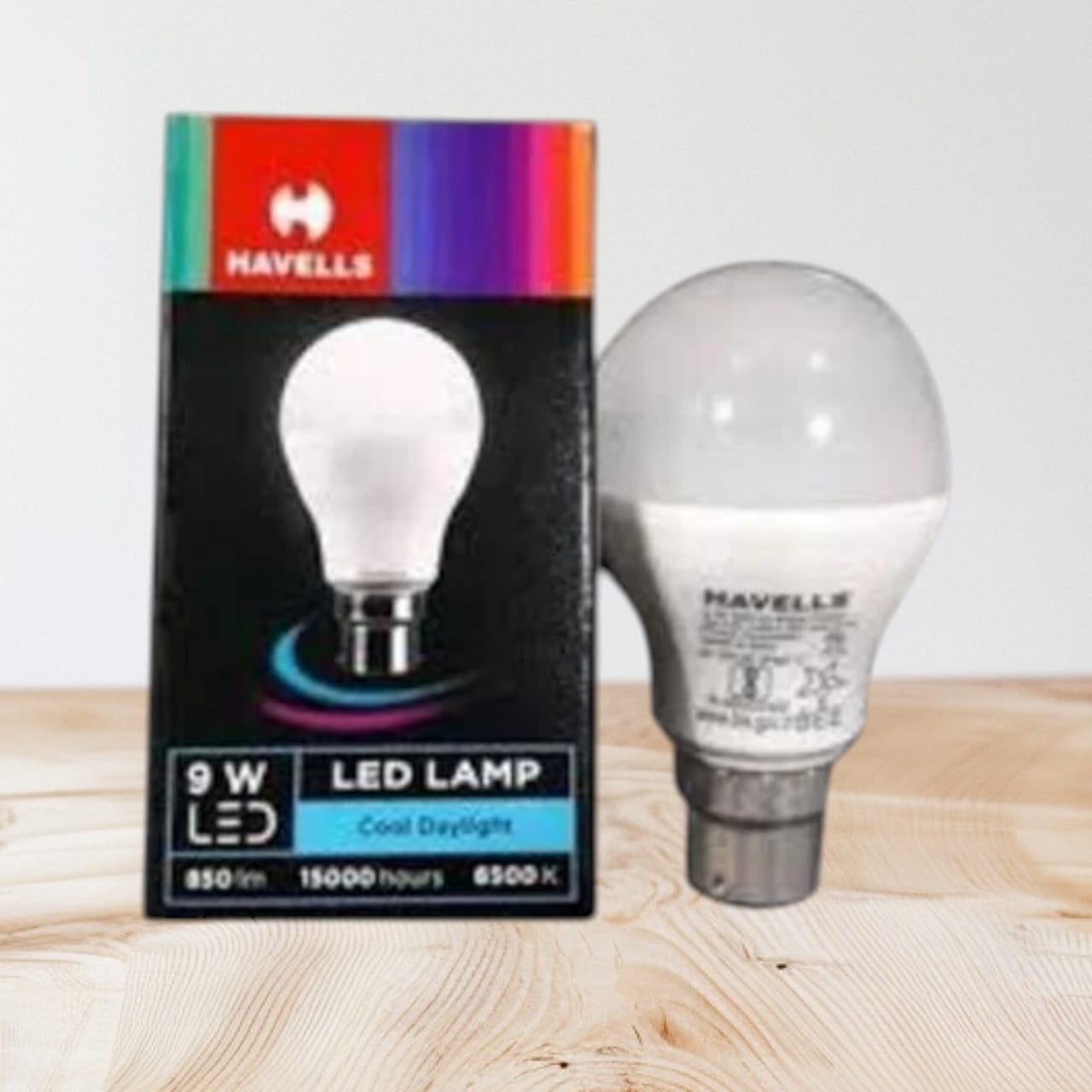 HAVELLS 9 W Basic Standard B22 LED Bulb  (White, Pack of 10)