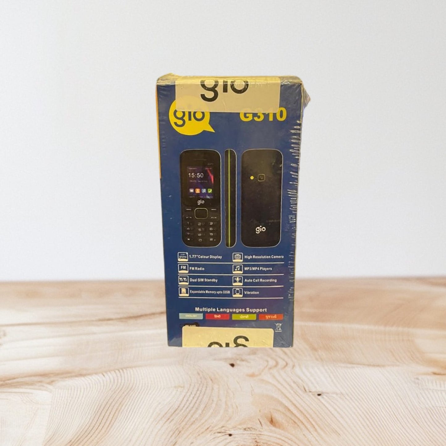 gio G310 Vibration Voice Recording 1100 mAh Battery Feature Phone