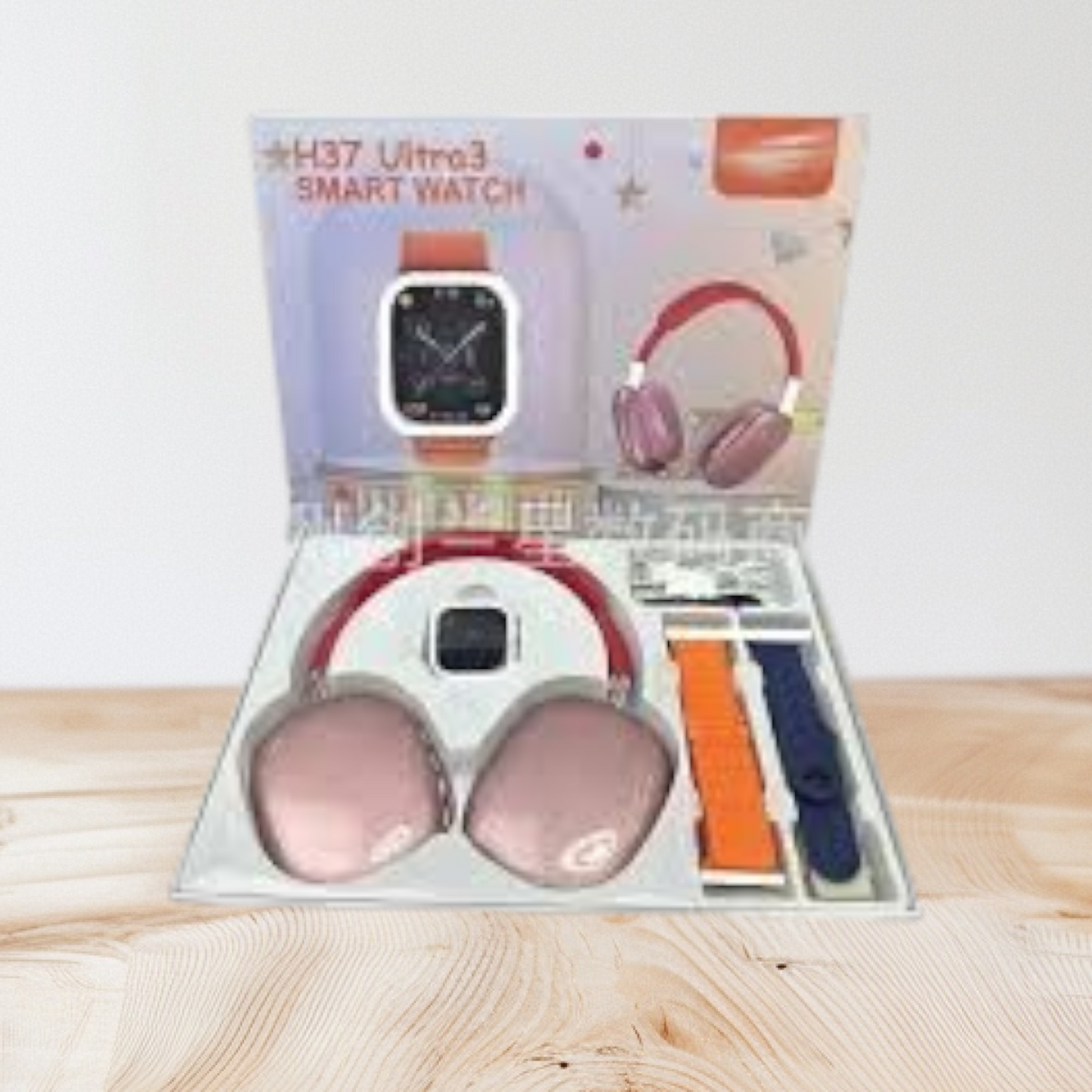 The H37 Ultra3 Smart Watch often comes with a 2.06-inch infinite display