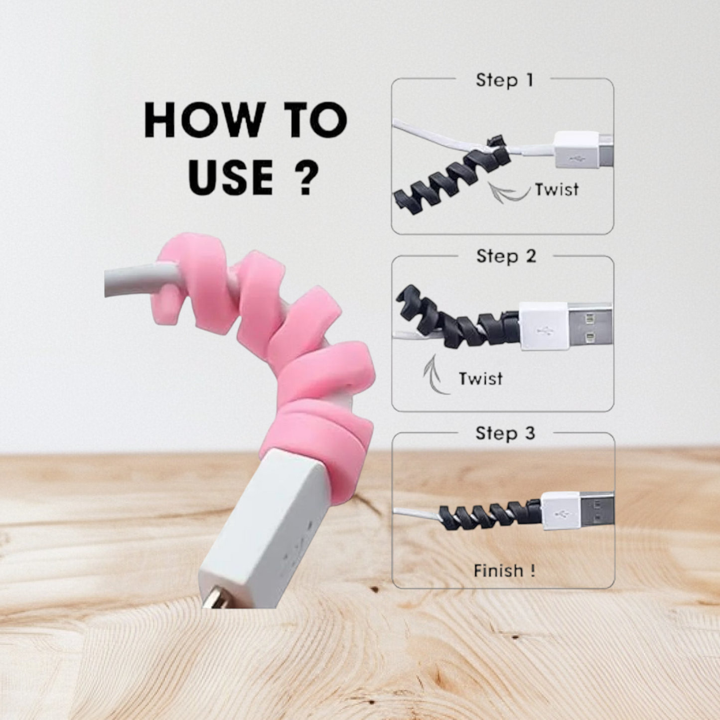 Product: Spiral Cable Protector / Cable Saver