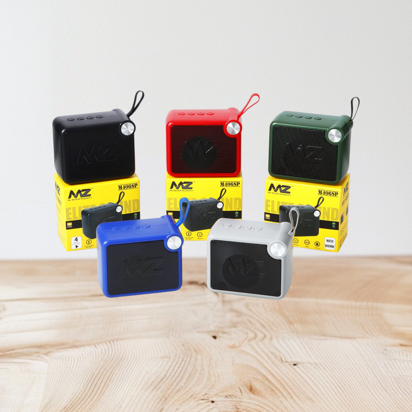 MZ M406SP Mini Bomb Portable Bluetooth Speaker