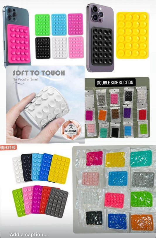 Functionality: It features multiple small suction cups that provide a strong, secure, hands-free hold on surfaces like mirrors, glass, tiles, and more.