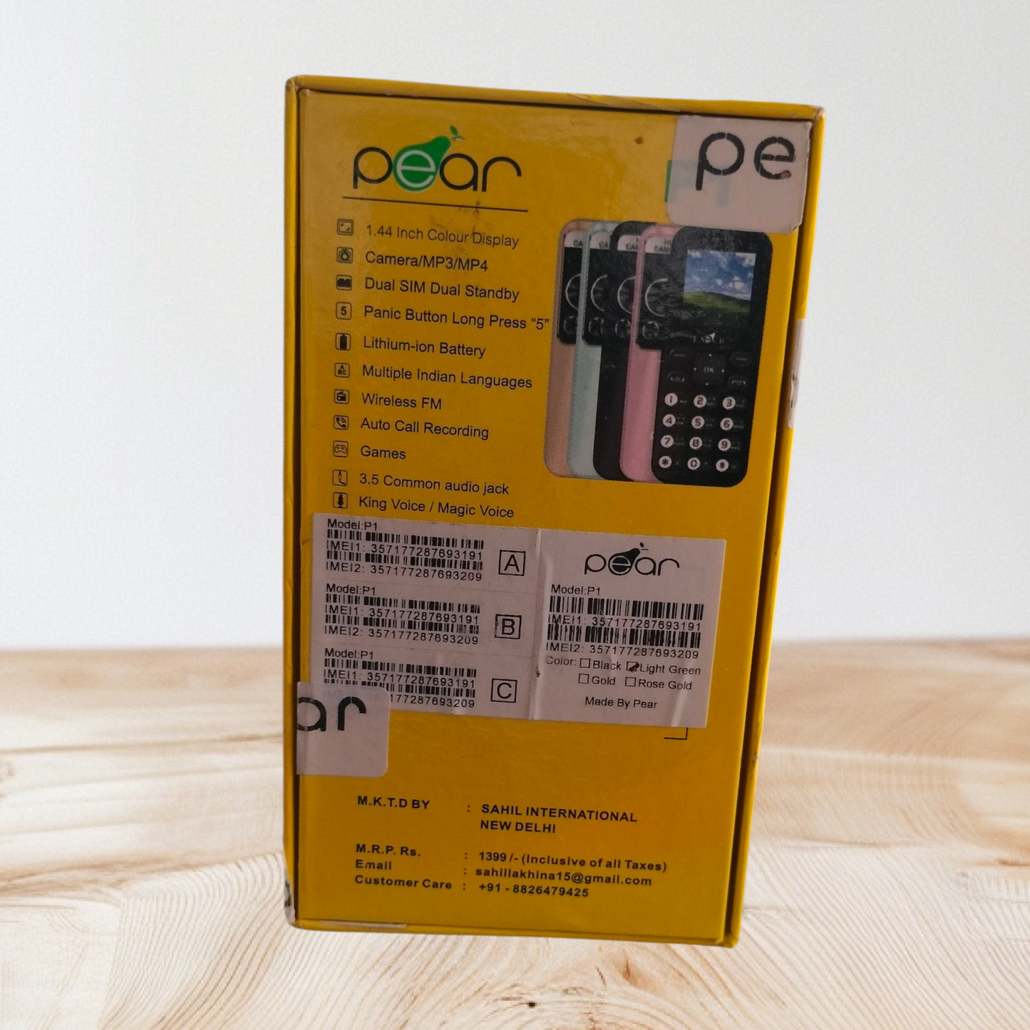 Mobile phone Pear P1