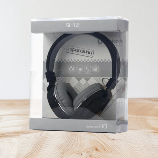 SH-12 Wireless Bluetooth Headphone.