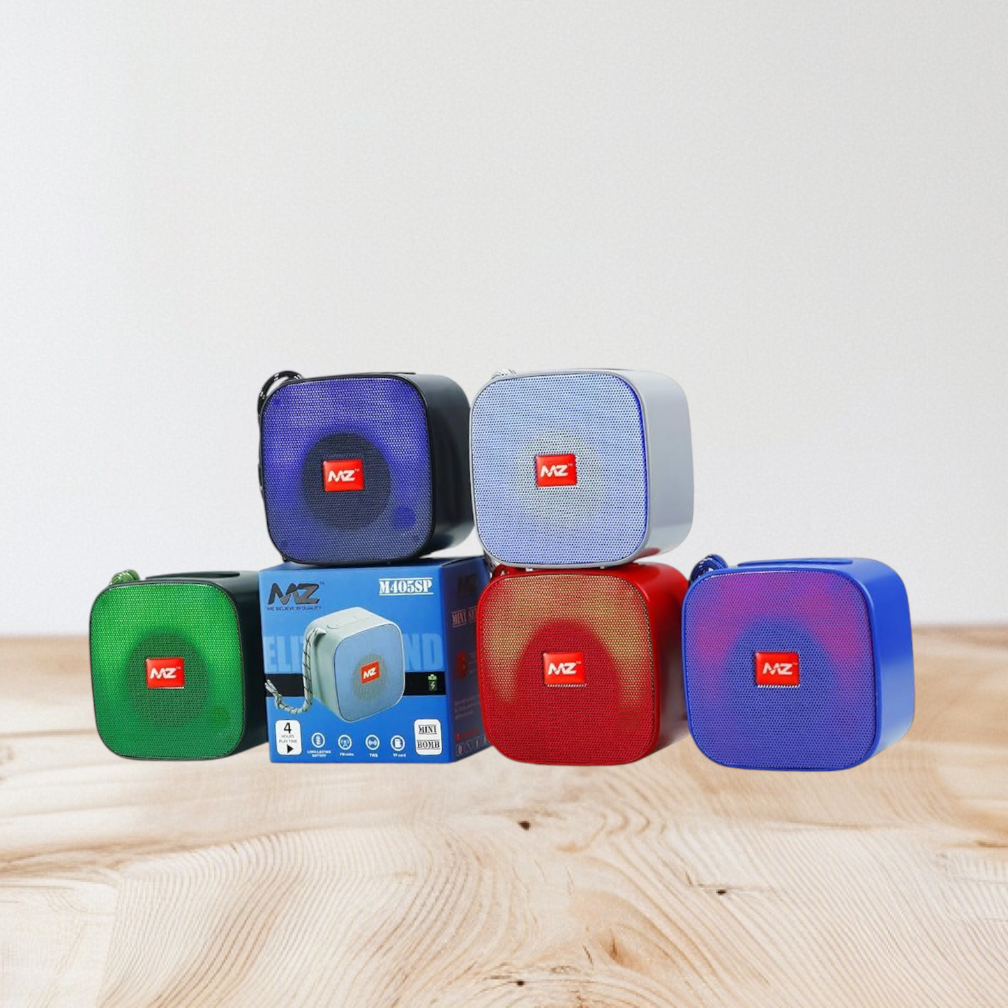 MZ M405SP Portable Bluetooth Speaker, also known as the "Mini Bomb