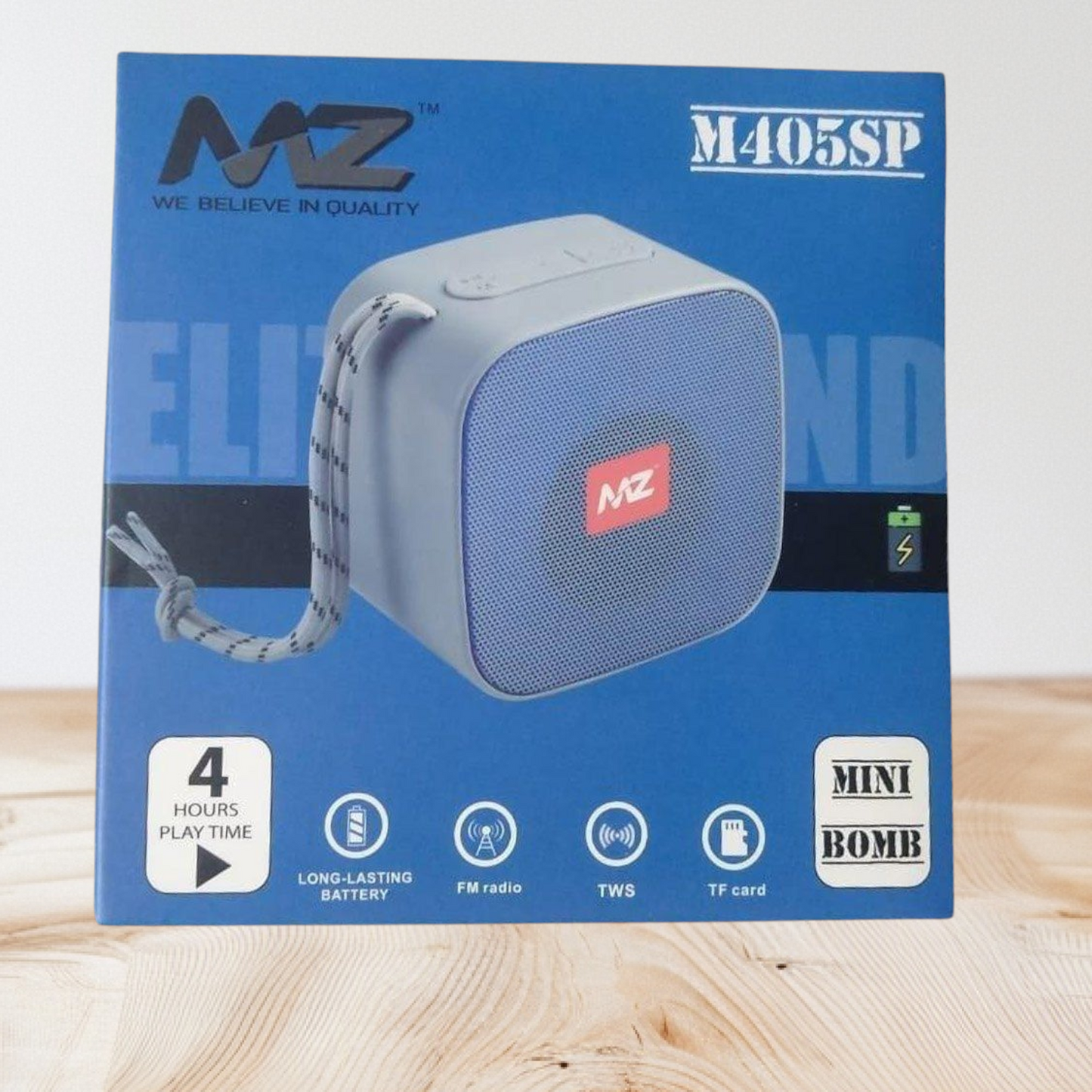 MZ M405SP Portable Bluetooth Speaker, also known as the "Mini Bomb